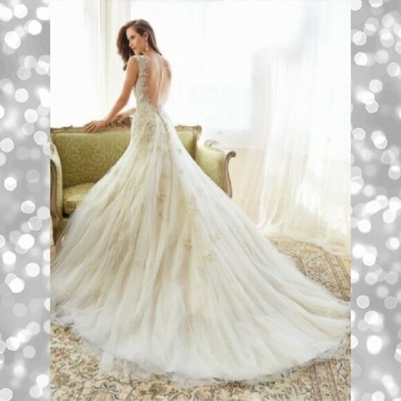 NWT Sophia Tolli Wedding Gown Y11555 Caracara - Picture 2 of 9